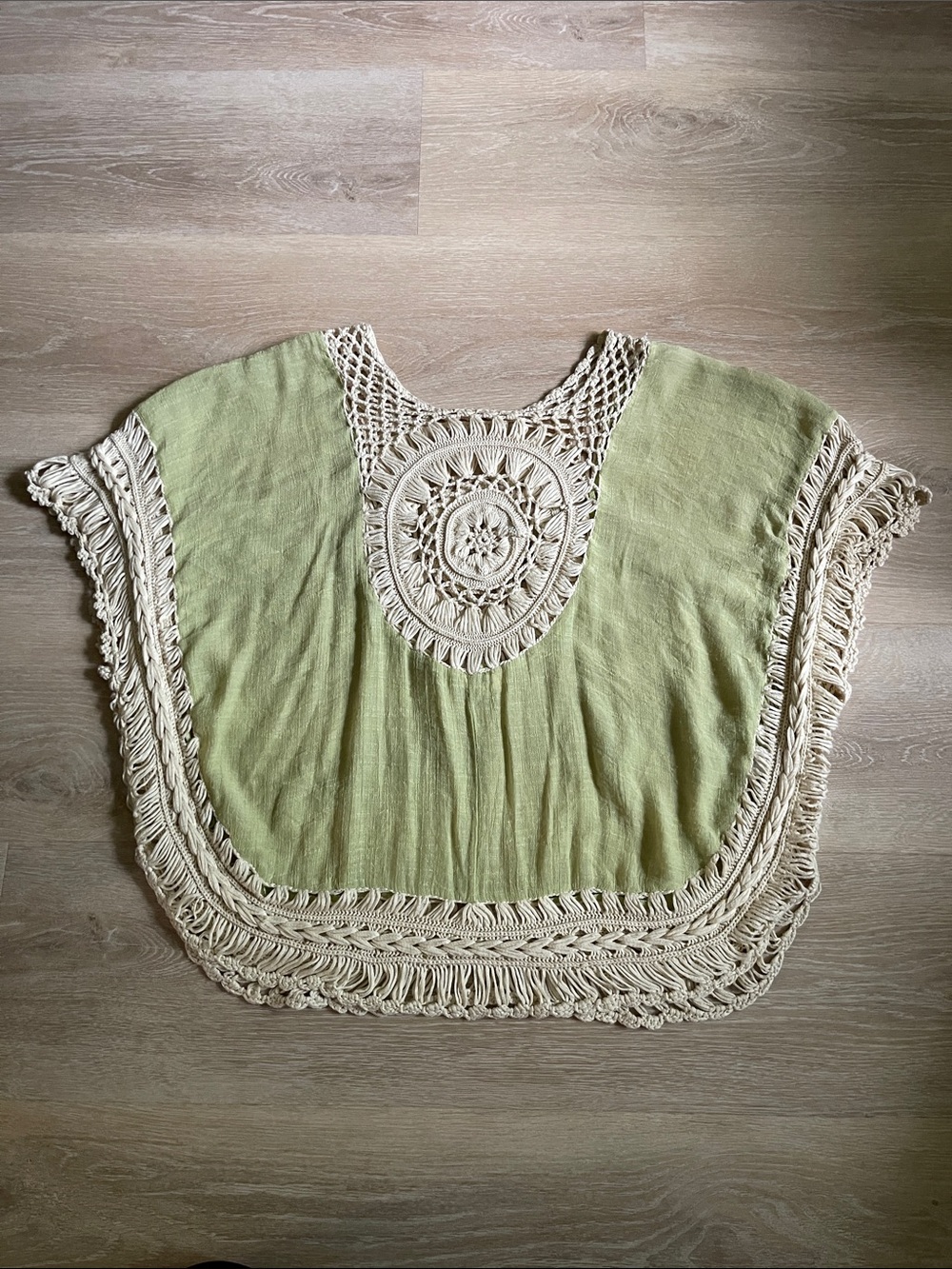 KORI America Boho Crochet Summer Top